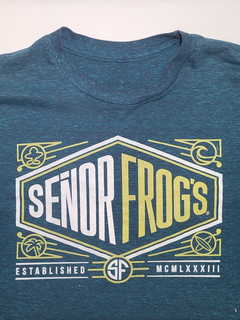 Señor Frog's Men's Graphic Tee - Teal